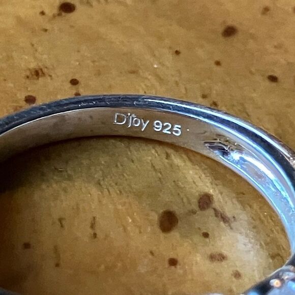 Natural Citrine Sterling Silver Ring Size 6 - Picture 6 of 9
